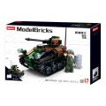 Sluban Modellbausteine M38-B0750 Kleiner Panzer 2in1