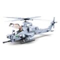 Sluban Armee Modellbausteine M38-B0838 Kampfhubschrauber AH-1Z Viper