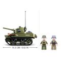 Sluban Armee WW2 M38-B0856 Kleiner Alliierter Panzer