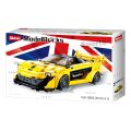 Sluban Modellbausteine M38-B0956 Gelber englischer Sportwagen