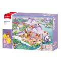Sluban Girls Dream M38-B1078 Ein Teehaus mit Ziergarten