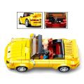 Sluban ModelBricks M38-B1097 Deutscher Gelber Sportwagen