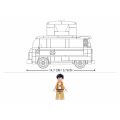 Sluban Model Bricks M38-B1192 Wohnmobil TS-2 im Maßstab 1:35