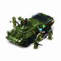 Sluban Model Bricks M38-B1251 Schützenpanzer BTR-80AS im Maßstab 1:35