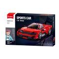 Sluban Model Bricks ​​M38-B1507 Sportwagen rot im Maßstab 1:32