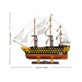 Sluban Model Bricks M38-B1552 Kriegsegelschiff Victory 1:200
