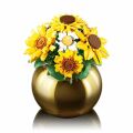 Sluban Flowers M38-P8062 Ein Strauß Sonnenblumen und Gänseblümchen in einer Vase