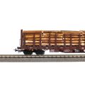 Piko Stammholztransportwagen Roos-t642 mit Holzladung RSBG - 24610