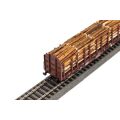 Piko Stammholztransportwagen Roos-t642 mit Holzladung RSBG - 24610