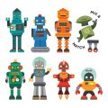 Petit Collage Magnetspiel Roboter