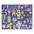 Petit Collage Puzzle Monster 100 Teile mit 3D-Brille