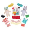 Petit Collage Dressing Set Katze und Kaninchen