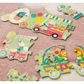 Petit Collage Bodenpuzzle Osterparade 30 Teile