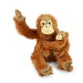 Rappa Plüsch-Orang-Utan mit Baby 28 cm ECO-FRIENDLY