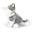 Rappa Plüschhund Husky sitzend 30 cm ECO-FRIENDLY