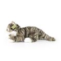 Rappa Plüsch tabby Katze grau 40 cm ECO-FRIENDLY