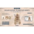 RoboTime Mechanisches 3D-Puzzle aus Holz Planetarium