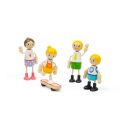 Tidlo Puppenhaus aus Holz europäische Familie