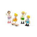 Tidlo Puppenhaus aus Holz europäische Familie
