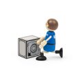 Tidlo Holzfiguren Polizist und ein Dieb