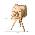 RoboTime 3D-Holzpuzzle Historische Kamera