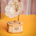 RoboTime 3D-Holzpuzzle Antikes Grammophon