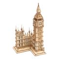 RoboTime 3D-Holzpuzzle Big Ben leuchtend