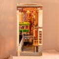 RoboTime 3D-Puzzle Buchstütze MiniaturhausSakura-Gasse