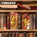 RoboTime 3D-Puzzle Buchstütze Miniaturhaus Weihnachtsgasse