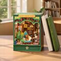 RoboTime 3D Holzbausatz Buchstütze Miniaturhaus Ruhige Studienecke