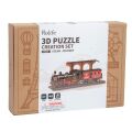 RoboTime 3D-Holzpuzzle Vintage Dampflokomotive