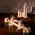 RoboTime 3D-Holzpuzzle Big Ben leuchtend