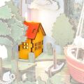 RoboTime 3D-Holzpuzzle Rote Boote
