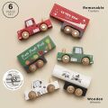 Le Toy Van Holz-LKW-Set mit Anhängern