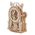 Ugears Mechanisches 3D-Holzpuzzle Dekorativer Wecker