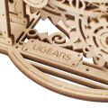 Ugears Mechanisches 3D-Holzpuzzle Dekorativer Wecker