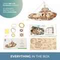 Ugears Mechanisches 3D-Holzpuzzle Tugboat
