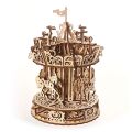 Ugears Mechanisches 3D-Holzpuzzle Karussell