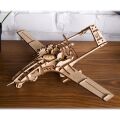 Ugears Mechanisches 3D-Holzpuzzlee Kampfdrohne Bayraktar TB2