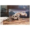 Ugears Mechanisches 3D-Holzpuzzle The Hot Rod Furious