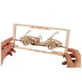 Ugears Mechanisches 2.5D- Holzpuzzle Roadster MK3