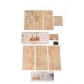 Ugears Mechanisches 3D-Holzpuzzle Schloss Hogwarts, Harry Potter