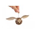 Ugears Mechanisches 3D-Holzpuzzle Goldener Schnatz, Harry Potter