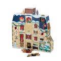 Vilac Befüllbarer Adventskalender aus Holz Häuschen