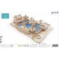Woodcraft 3D-Puzzle aus Holz Gärten von Suzhou