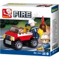 Sluban Feuerwehrleute M38-B0621 Jeep