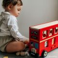 Bigjigs Toys Holzbus mit Tieren
