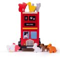 Bigjigs Toys Holzbus mit Tieren
