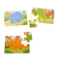 Bigjigs Toys Puzzle 3in1 Dinosaurier