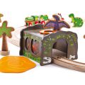 Bigjigs Rail Eisenbahn Dinosaurier-Tunnel T. rex